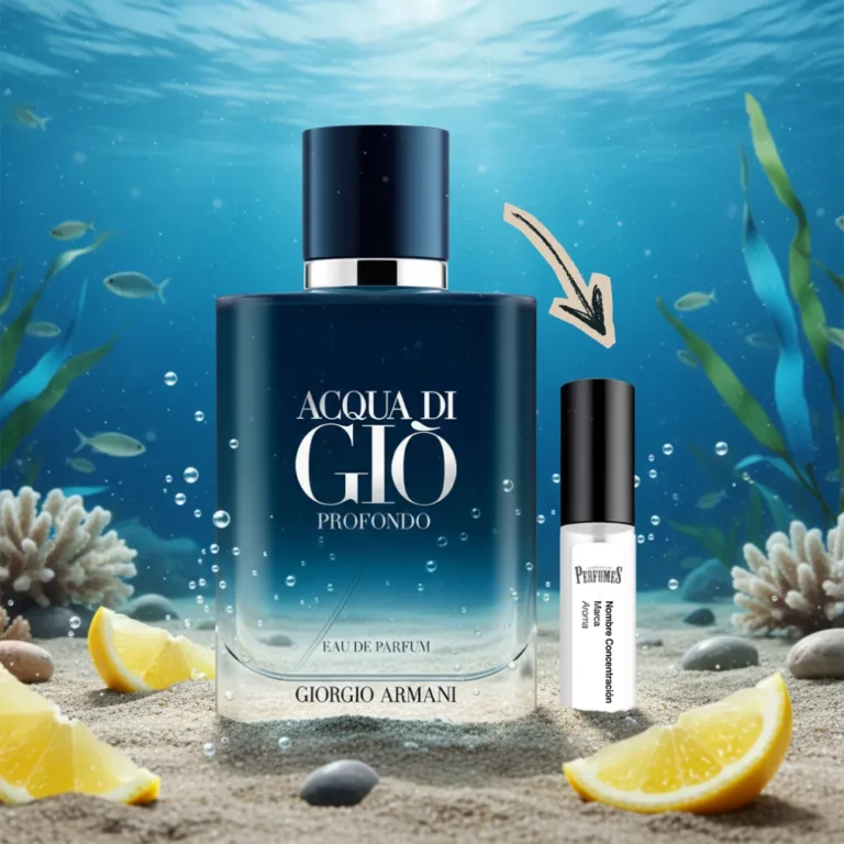Decant acqua di gio pronfo parfum - el rey de los perfumes