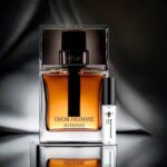 Perfume dior homme intense junto a su decant