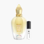 Decant Xerjoff Naxos EDP 100% original, la fragancia Cítrica Gourmand unisex de nicho con notas de miel, tabaco, vainilla y canela, junto al frasco dorado | El Rey de los Perfumes