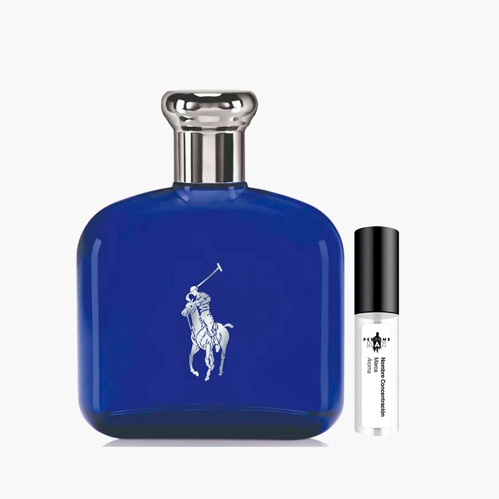 polo-blue.jpg Decant Ralph Lauren Polo Blue EDT 100% original, el perfume fresco y acuático para hombre con notas de melón, pepino y albahaca, junto al frasco azul | El Rey de los Perfumes