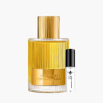 Decant Tom Ford Costa Azzurra EDP 100% original, la fragancia de lujo unisex con notas marinas, ciprés y maderas a la deriva, junto al frasco | El Rey de los Perfumes