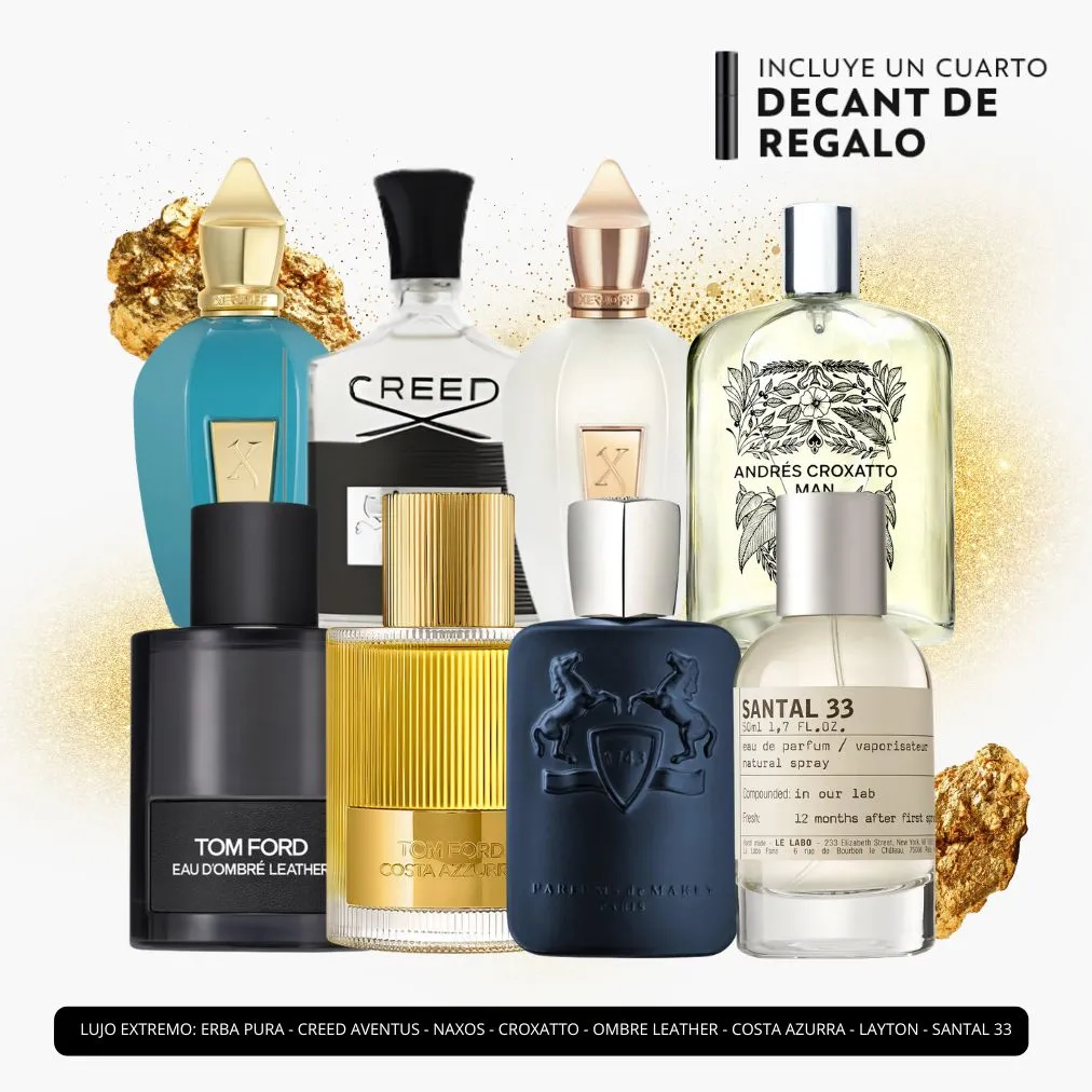 pack de perfumes de lujo