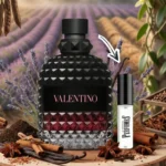 Perfume valentino born in roma junto a decant de el rey de los perfumes