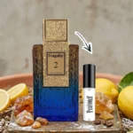 perfume fragaby 2 junto a decant de el rey de los perfumes