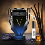 perfume invictus victory elixir junto a decant