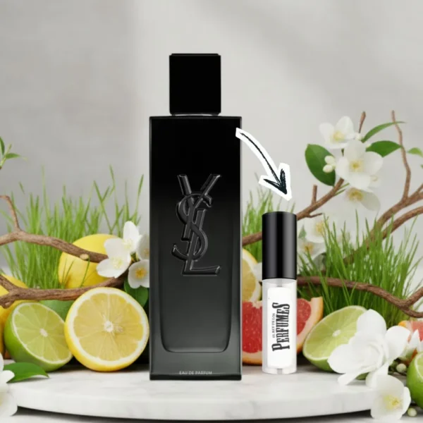 perfume MYSLF con decant de el rey de los perfumes